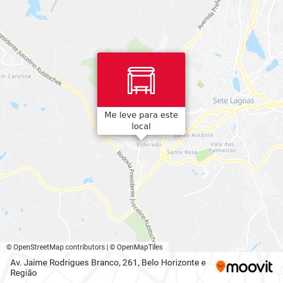 Av. Jaime Rodrigues Branco, 261 mapa