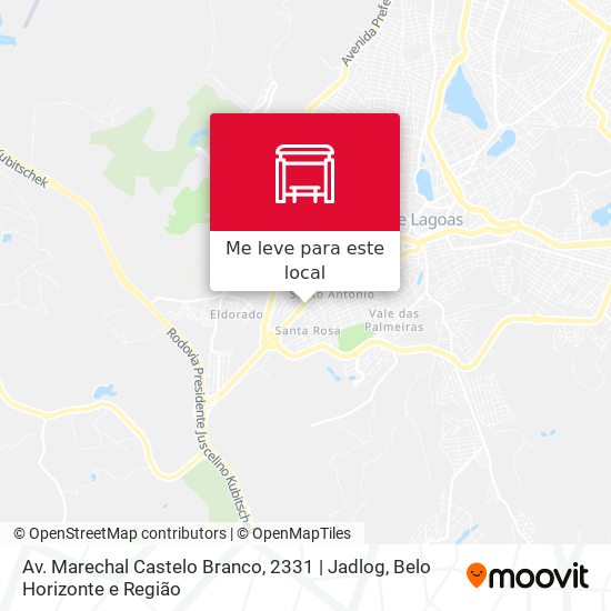 Av. Marechal Castelo Branco, 2331 | Jadlog mapa