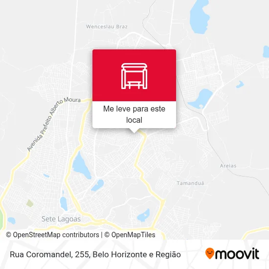 Rua Coromandel, 255 mapa