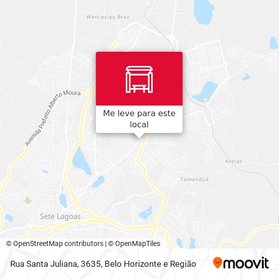 Rua Santa Juliana, 3635 mapa