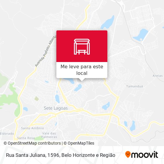 Rua Santa Juliana, 1596 mapa