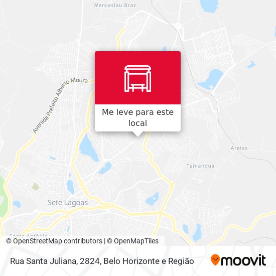 Rua Santa Juliana, 2824 mapa