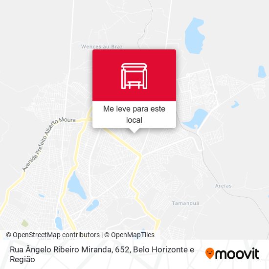 Rua Ângelo Ribeiro Miranda, 652 mapa
