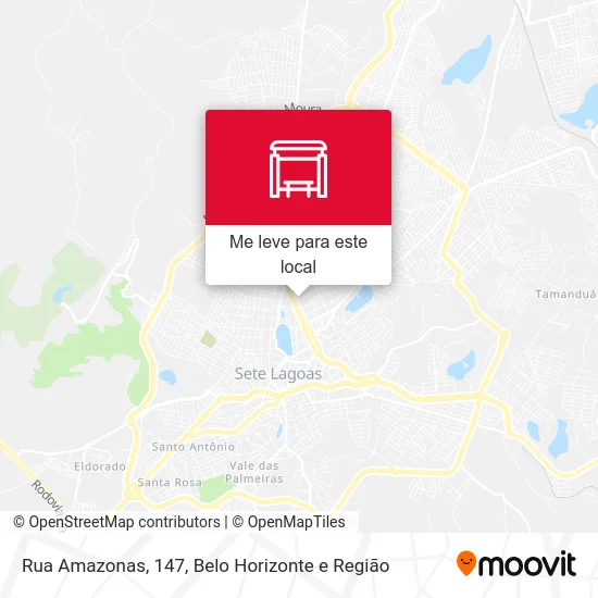 Rua Amazonas, 147 mapa