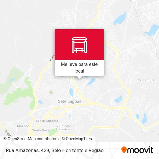 Rua Amazonas, 429 mapa