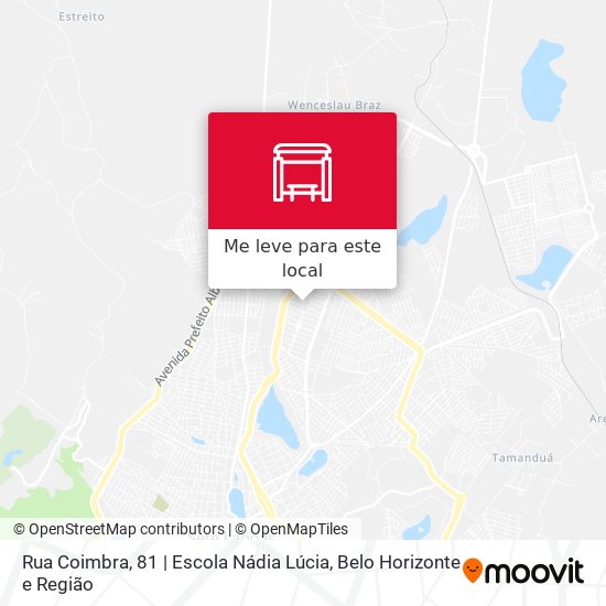 Rua Coimbra, 81 | Escola Nádia Lúcia mapa