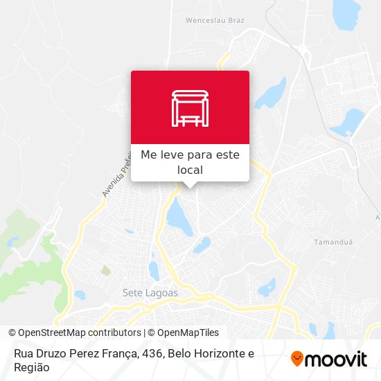 Rua Druzo Perez França, 436 mapa