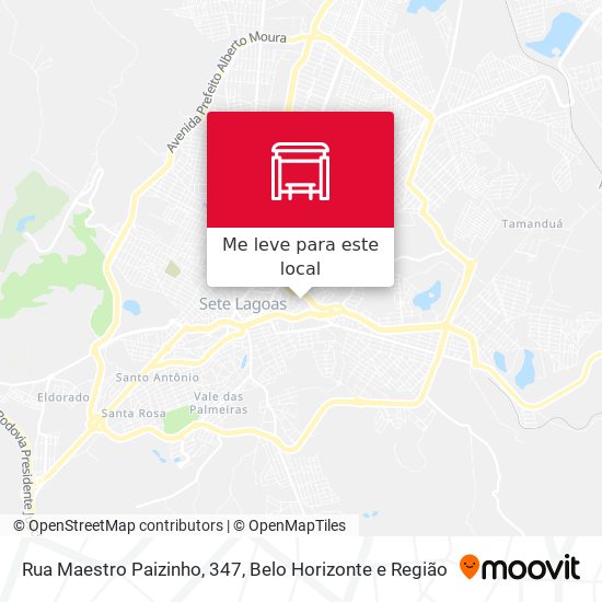 Rua Maestro Paizinho, 347 mapa