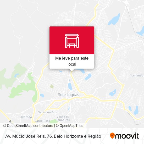 Av. Múcio José Reis, 76 mapa