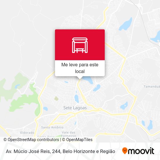 Av. Múcio José Reis, 244 mapa