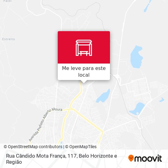 Rua Cândido Mota França, 117 mapa