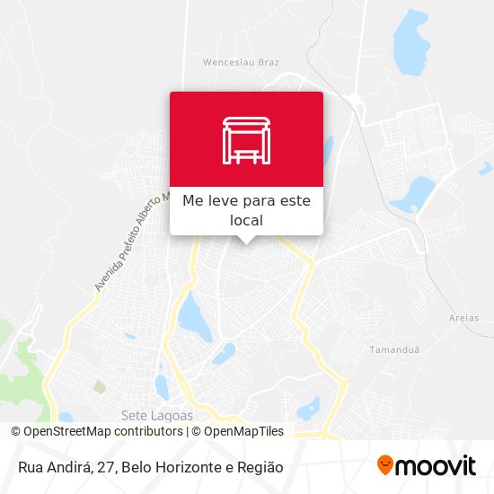 Rua Andirá, 27 mapa