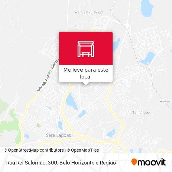 Rua Rei Salomão, 300 mapa