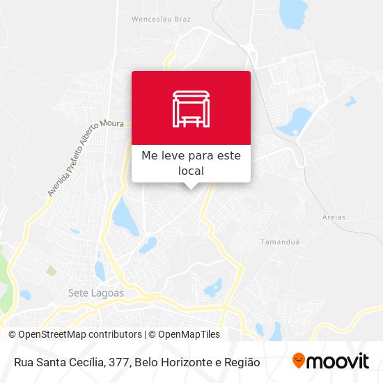 Rua Santa Cecília, 377 mapa
