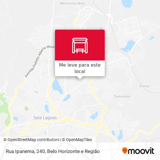 Rua Ipanema, 240 mapa