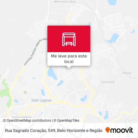 Rua Sagrado Coração, 549 mapa