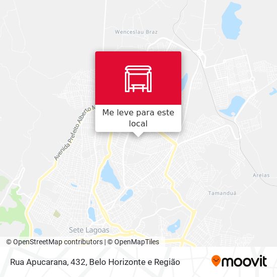 Rua Apucarana, 432 mapa