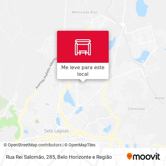 Rua Rei Salomão, 285 mapa