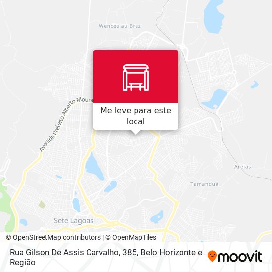 Rua Gilson De Assis Carvalho, 385 mapa