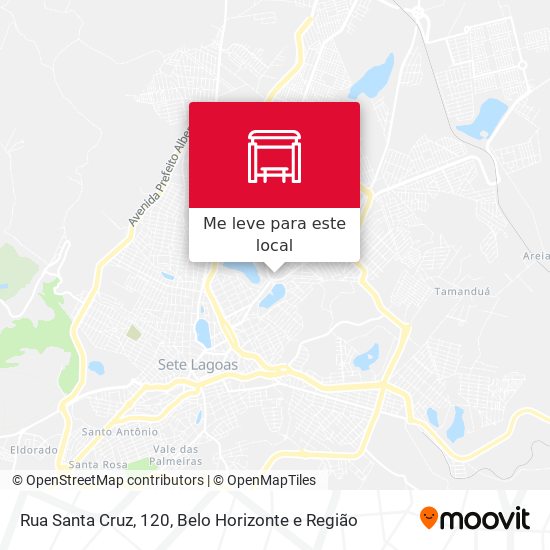 Rua Santa Cruz, 120 mapa