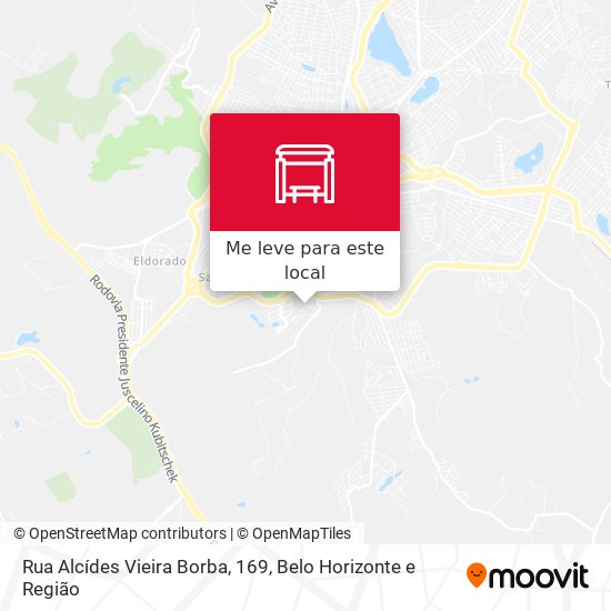 Rua Alcídes Vieira Borba, 169 mapa