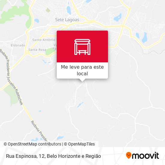 Rua Espinosa, 12 mapa