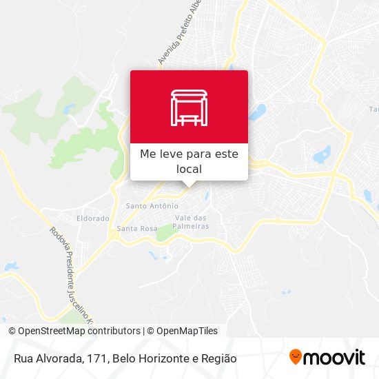 Rua Alvorada, 171 mapa
