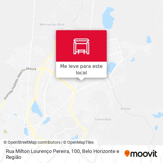 Rua Milton Lourenço Pereira, 100 mapa