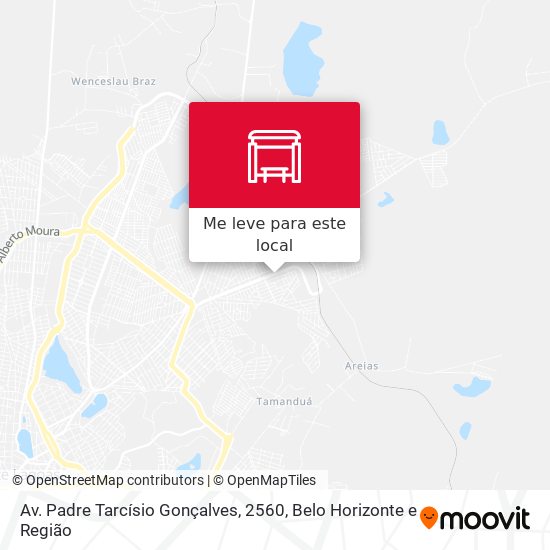 Av. Padre Tarcísio Gonçalves, 2560 mapa