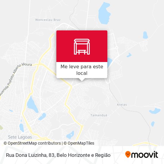 Rua Dona Luizinha, 83 mapa