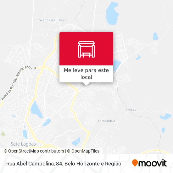 Rua Abel Campolina, 84 mapa