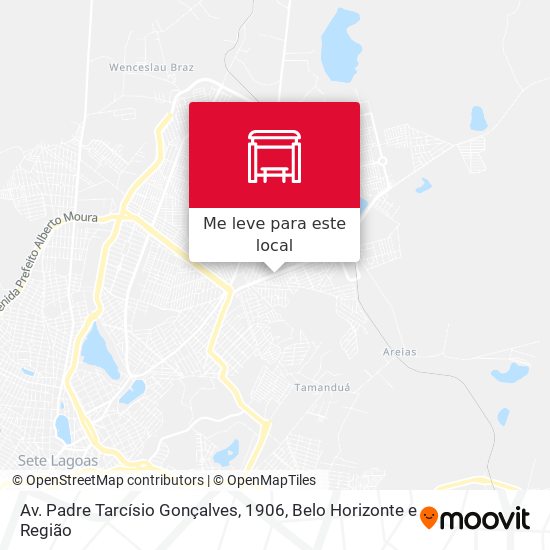 Av. Padre Tarcísio Gonçalves, 1906 mapa