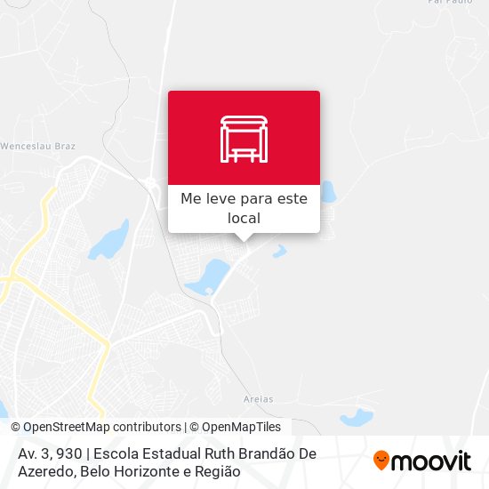Av. 3, 930 | Escola Estadual Ruth Brandão De Azeredo mapa