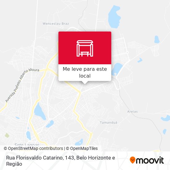 Rua Florisvaldo Catarino, 143 mapa