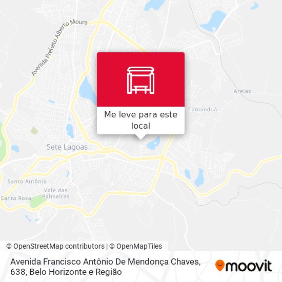 Avenida Francisco Antônio De Mendonça Chaves, 638 mapa