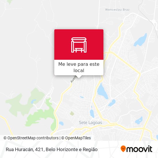 Rua Huracán, 421 mapa