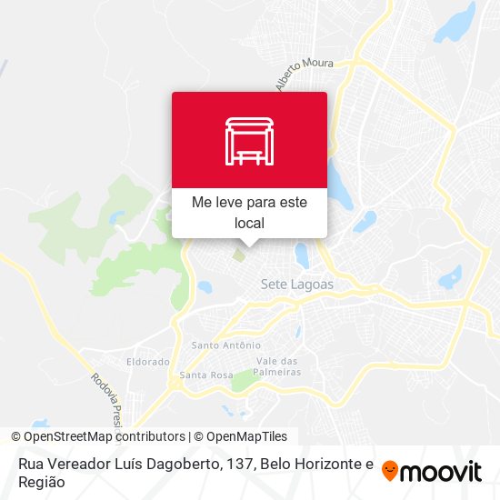 Rua Vereador Luís Dagoberto, 137 mapa