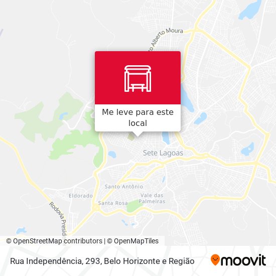 Rua Independência, 293 mapa