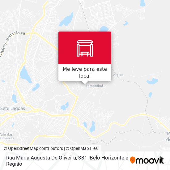 Rua Maria Augusta De Oliveira, 381 mapa