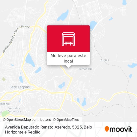 Avenida Deputado Renato Azeredo, 5325 mapa