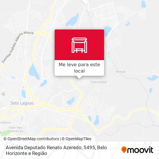 Avenida Deputado Renato Azeredo, 5495 mapa