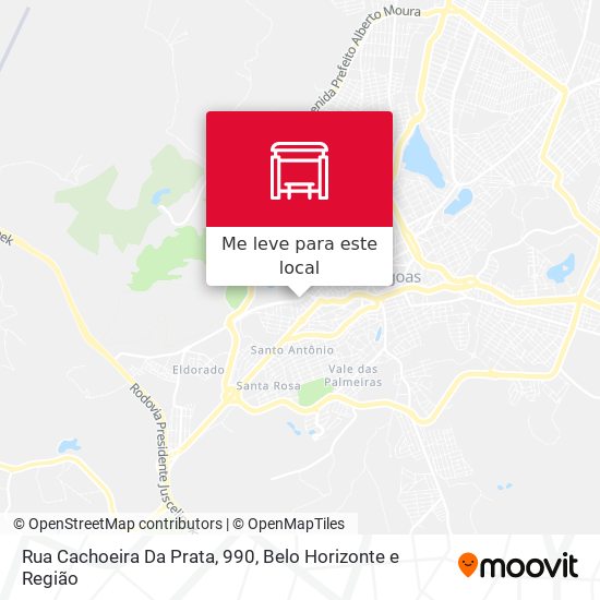 Rua Cachoeira Da Prata, 990 mapa