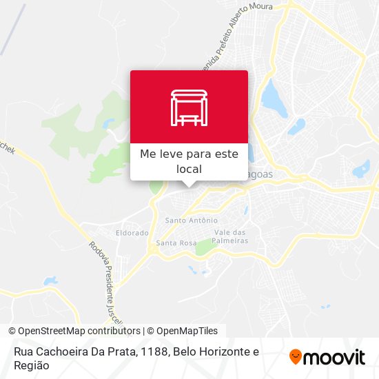 Rua Cachoeira Da Prata, 1188 mapa
