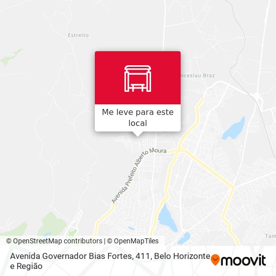 Avenida Governador Bias Fortes, 411 mapa