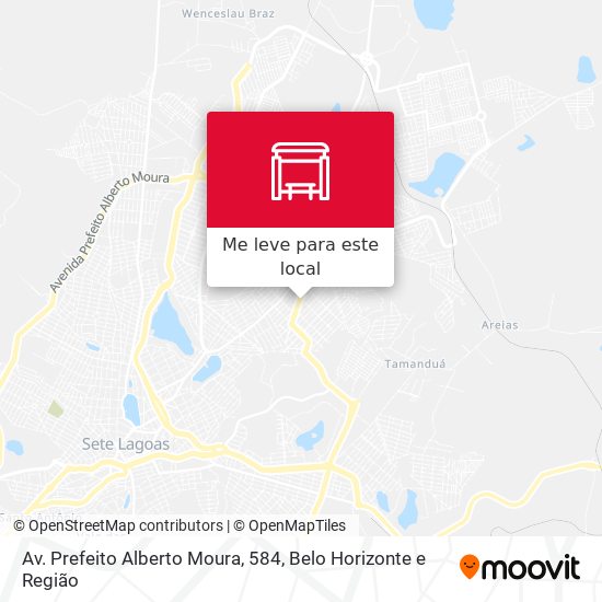 Av. Prefeito Alberto Moura, 584 mapa