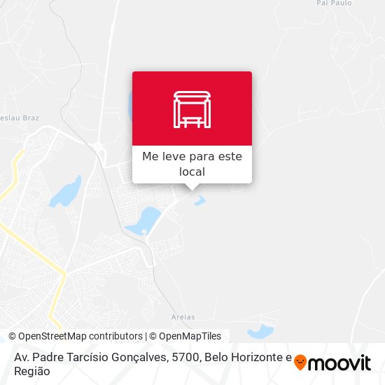 Av. Padre Tarcísio Gonçalves, 5700 mapa