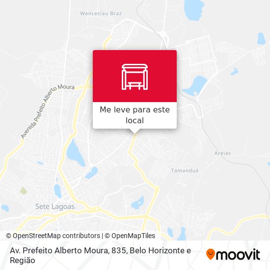 Av. Prefeito Alberto Moura, 835 mapa