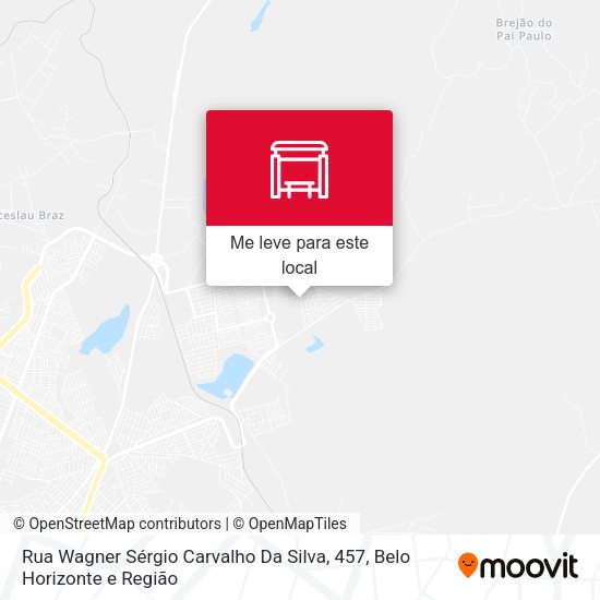 Rua Wagner Sérgio Carvalho Da Silva, 457 mapa