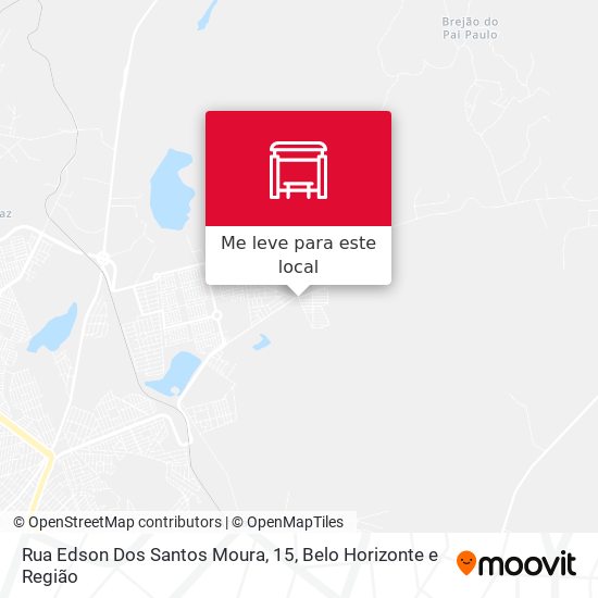 Rua Edson Dos Santos Moura, 15 mapa