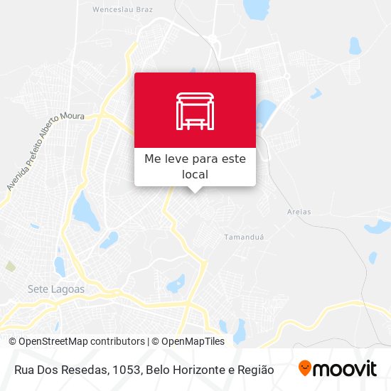 Rua Dos Resedas, 1053 mapa